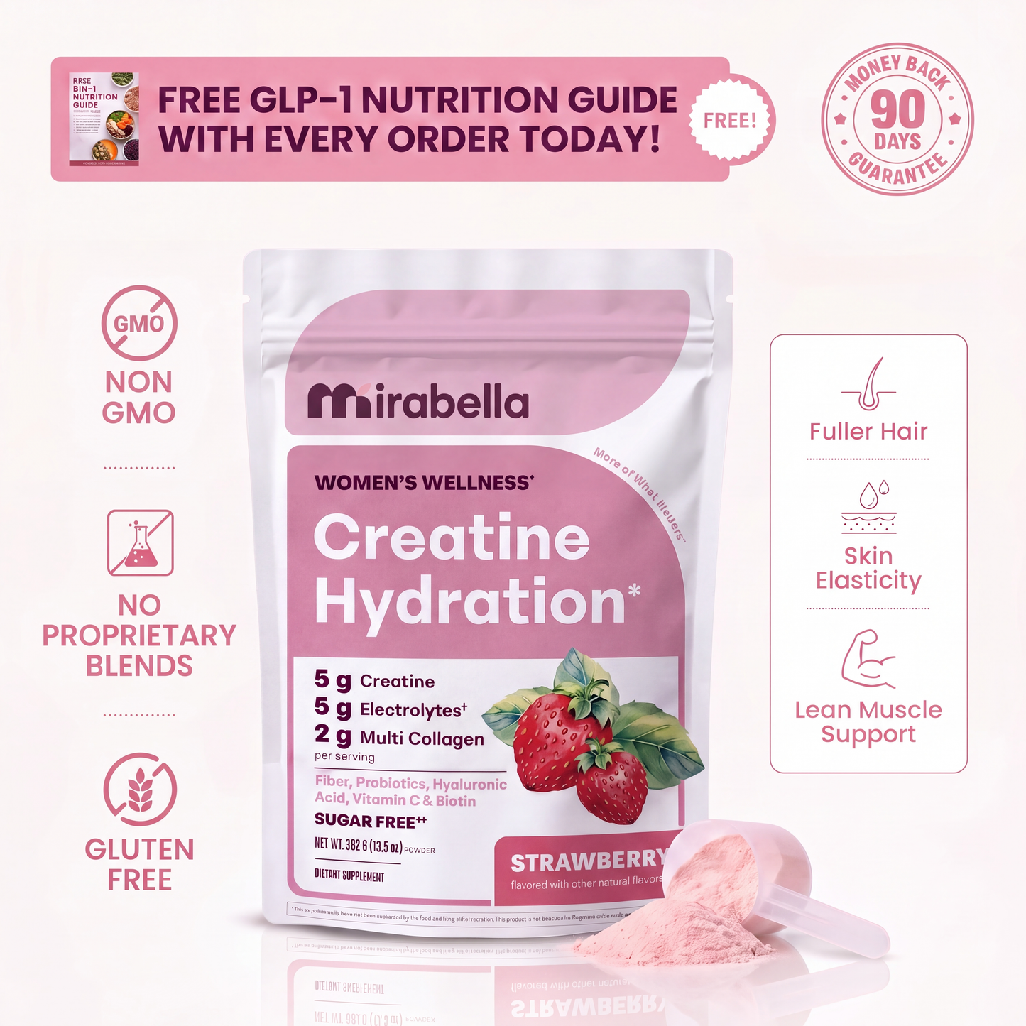 Mirabella™ Creatine + Collagen Powder